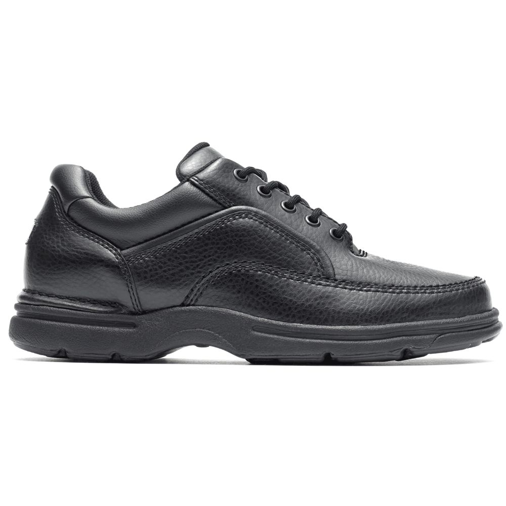 Rockport Ridgefield Eureka - Mens Walking Shoes - Black - NZ (BGJ-951036)